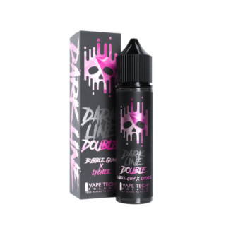 Longfill Dark Line Double 8/60ml - Bubble Gum Lychee