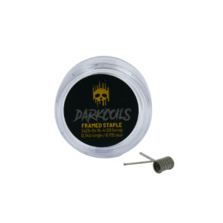 Grzałka/Skrętka DARK COILS 2szt. - Framed staple 0,17ohm