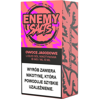 Liquid Enemy Salt 10ml - Owoce jagodowe 18 mg/ml