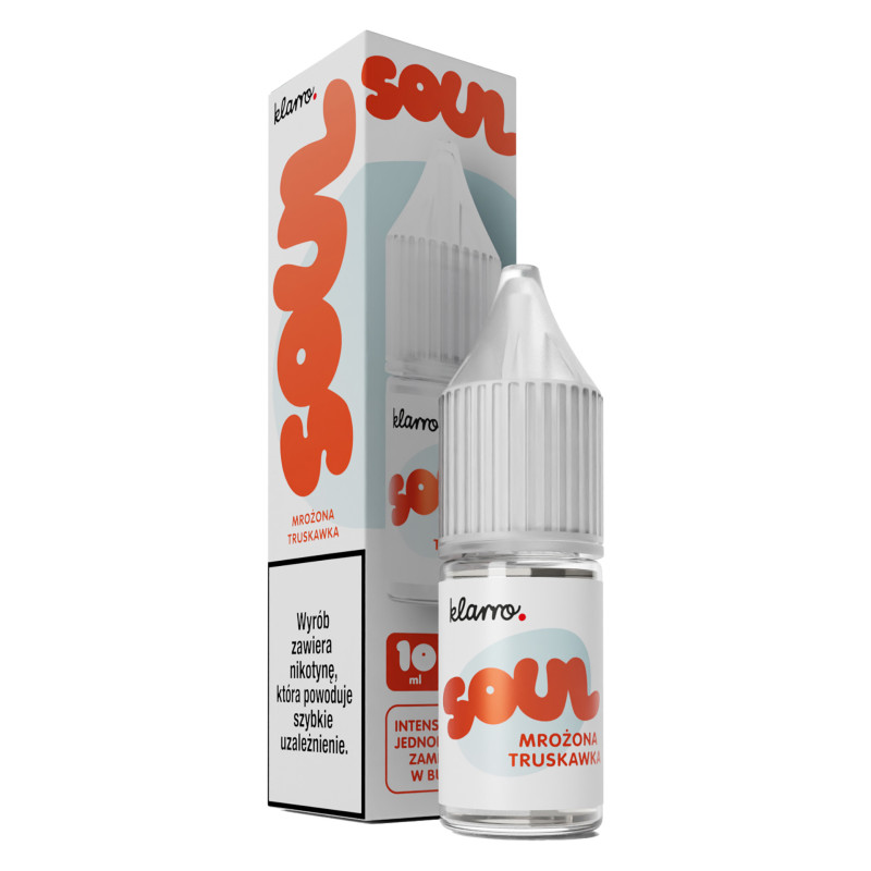 Liquid Klarro Soul Salt 10ml - Mrożona Truskawka 20mg/ml Liquid Klarro Soul Salt 10ml - Mrożona Truskawka 20mg/ml
