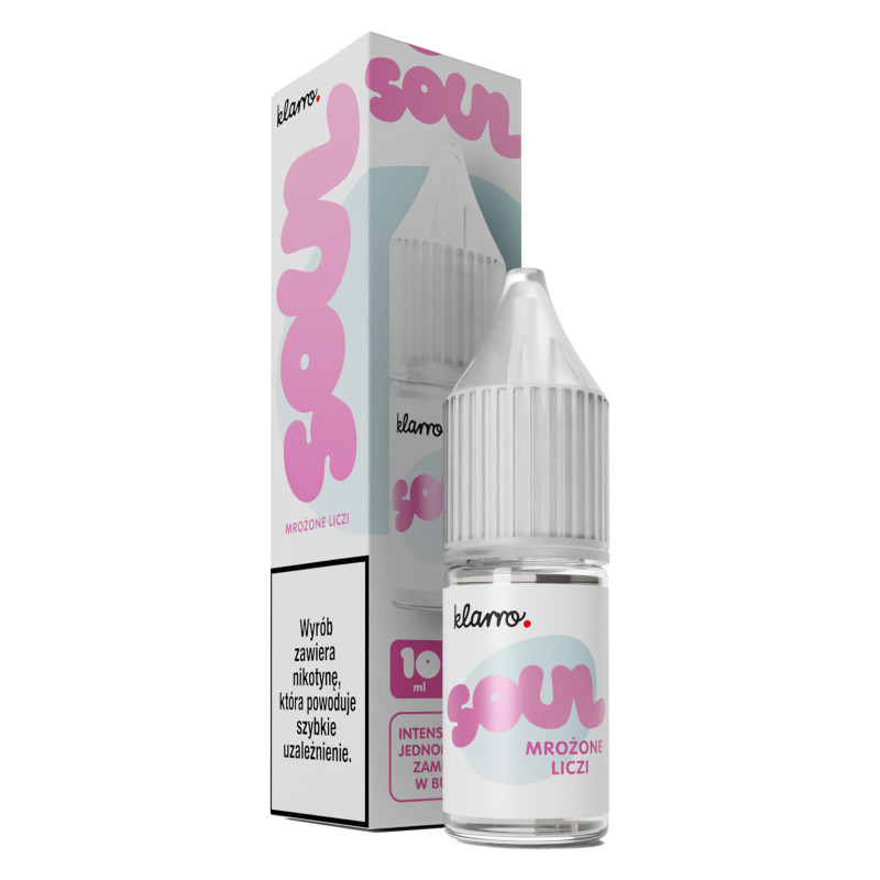 Liquid Klarro Soul Salt 10ml - Mrożone Liczi 20mg/ml Liquid Klarro Soul Salt 10ml - Mrożone Liczi 20mg/ml