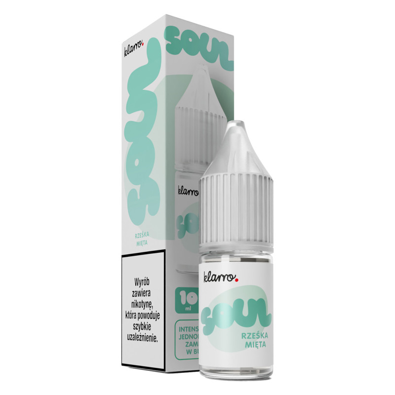 Liquid Klarro Soul Salt 10ml - Rześka Mięta 20mg/ml Liquid Klarro Soul Salt 10ml - Rześka Mięta 20mg/ml