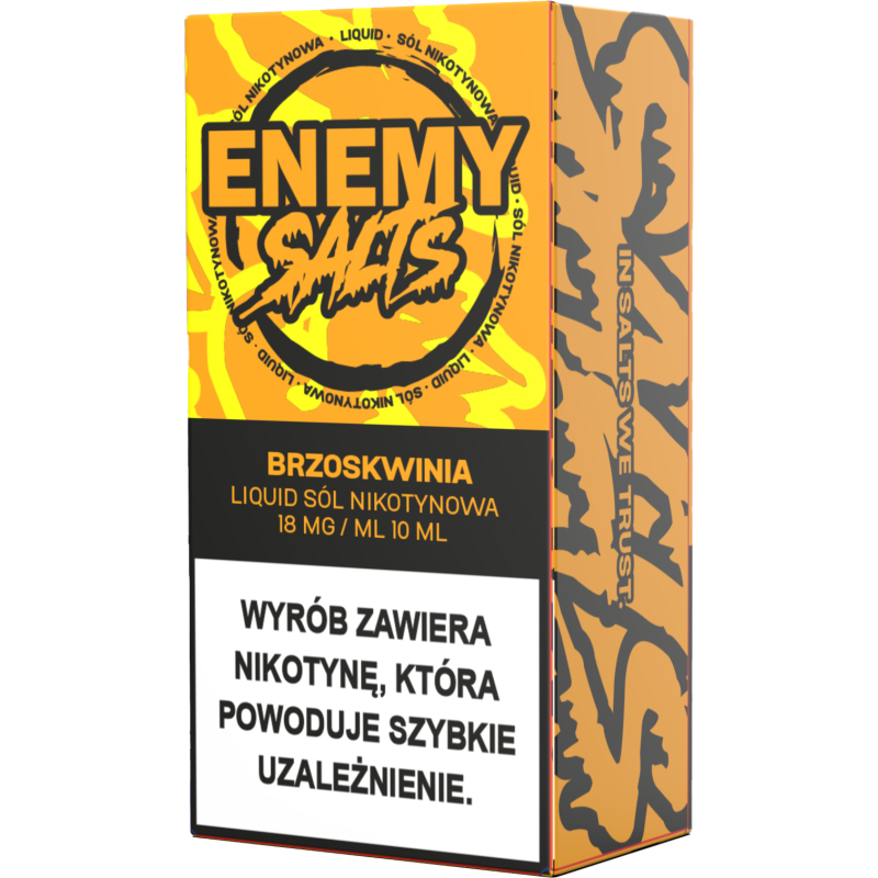 Liquid Enemy Salt 10ml - Brzoskwinia 18 mg/ml Liquid Enemy Salt 10ml - Brzoskwinia 18 mg/ml