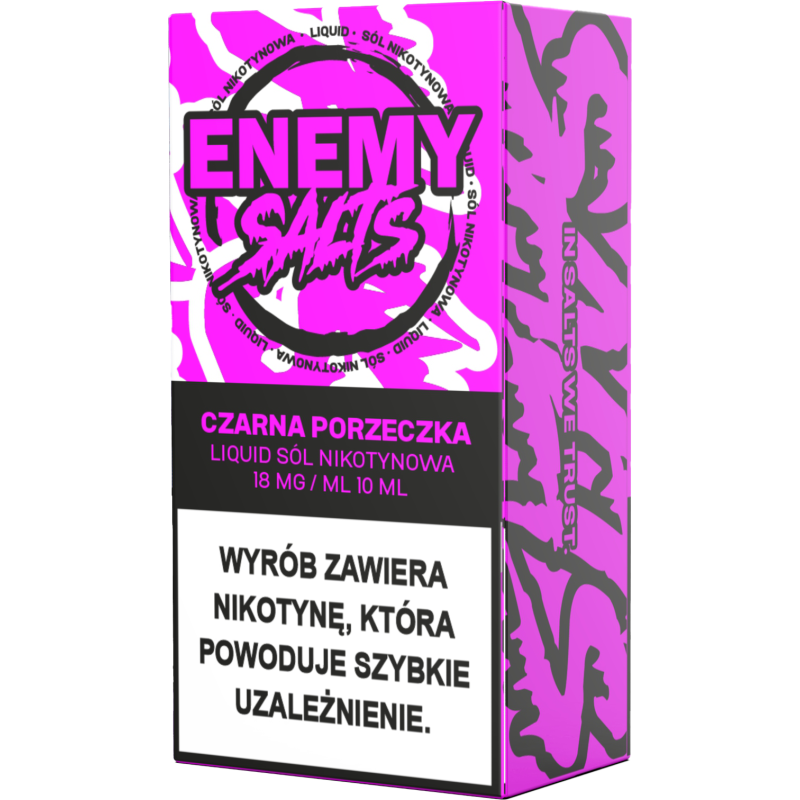 Liquid Enemy Salt 10ml - Czarna Porzeczka 18 mg/ml Liquid Enemy Salt 10ml - Czarna Porzeczka 18 mg/ml