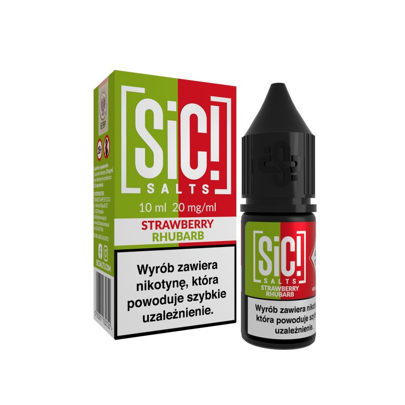 Liquid SIC! Salt 10ml - DUPLEX Strawberry Rhubarb 20mg/ml Liquid SIC! Salt 10ml - DUPLEX Strawberry Rhubarb 20mg/ml