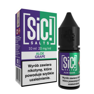 Liquid SIC! Salt 10ml - DUPLEX Aloe Grape 20mg/ml