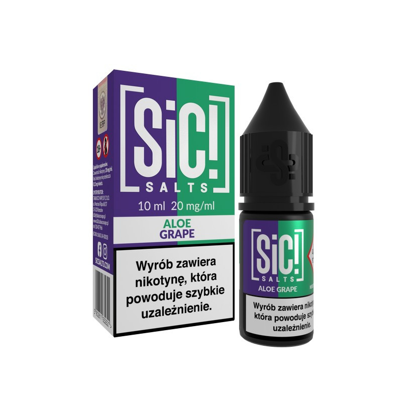 Liquid SIC! Salt 10ml - DUPLEX Aloe Grape 20mg/ml Liquid SIC! Salt 10ml - DUPLEX Aloe Grape 20mg/ml