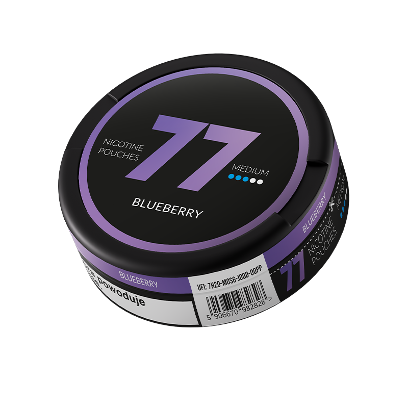 Saszetki Nikotynowe 77 classic opak.20szt. - Blueberry 16 mg/g Saszetki Nikotynowe 77 classic opak.20szt. - Blueberry 16 mg/g
