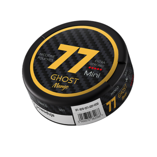 Saszetki Nikotynowe 77 Mini GHOST opak.24szt. - Mango 40 mg/g
