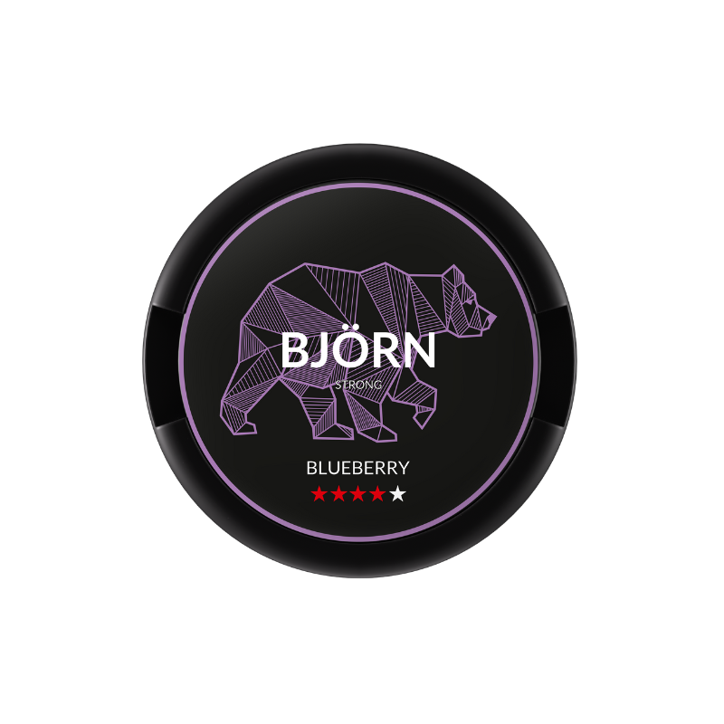 Saszetki Nikotynowe BJORN opak.20szt. - Blueberry 30 mg/g Saszetki Nikotynowe BJORN opak.20szt. - Blueberry 30 mg/g