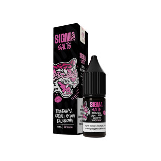 Liquid SIGMA Salts 10ml - Truskawka Arbuz i Guma Balonowa 20mg/ml