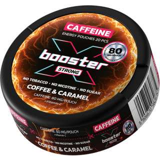 Saszetki Energetyczne X-booster opak.20szt. - Coffee & Caramel 80 mg/woreczek