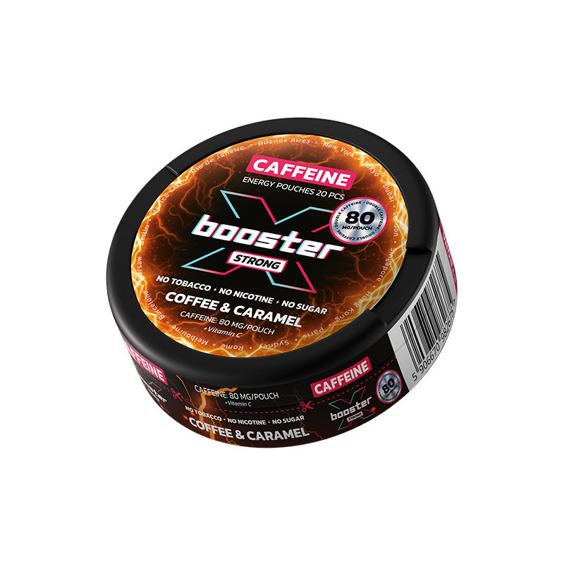 Saszetki Energetyczne X-booster opak.20szt. - Coffee & Caramel 80 mg/woreczek Saszetki Energetyczne X-booster opak.20szt. - Coffee & Caramel 80 mg/woreczek