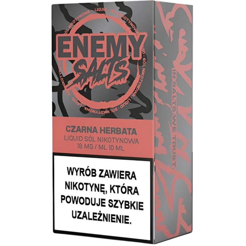Liquid Enemy Salt 10ml - Czarna Herbata 18 mg/ml Liquid Enemy Salt 10ml - Czarna Herbata 18 mg/ml