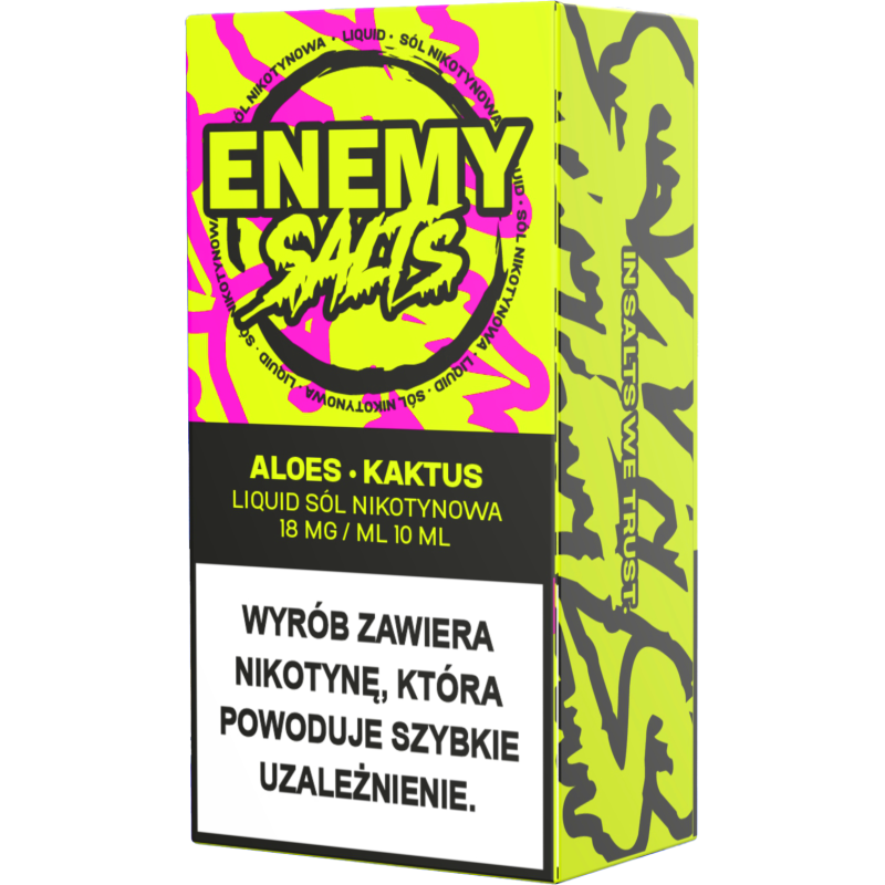 Liquid Enemy Salt 10ml - Aloes Kaktus 18 mg/ml Liquid Enemy Salt 10ml - Aloes Kaktus 18 mg/ml