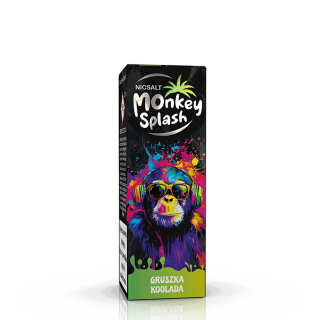 Liquid MONKEY SPLASH Salt 10ml - Gruszka Cool 20mg/ml