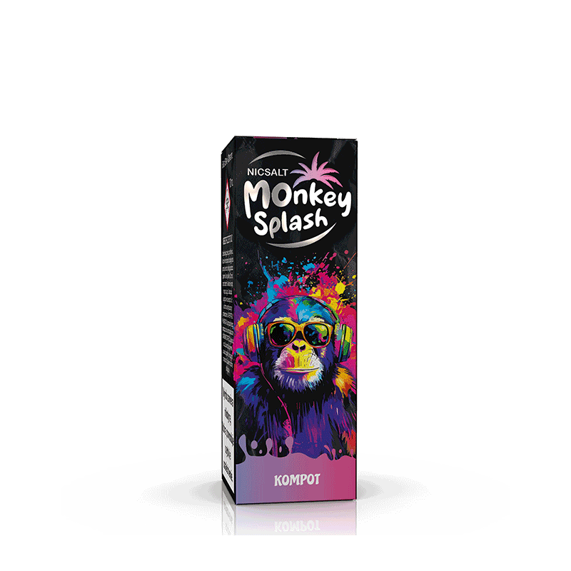 Liquid MONKEY SPLASH Salt 10ml - Kompot Cool 20mg/ml Liquid MONKEY SPLASH Salt 10ml - Kompot Cool 20mg/ml