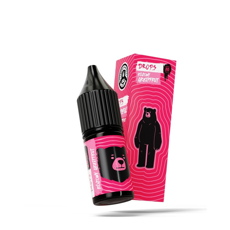Liquid Go Bears Drops SALT 10 ml - Różowy Grejpfrut 20mg/ml