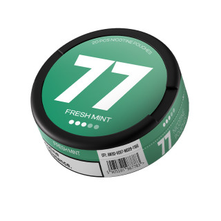 Snusy, Saszetki Nikotynowe 77 classic opak.20szt. - Fresh Mint 16 mg/g