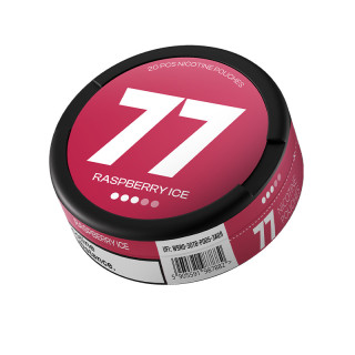 Snusy, Saszetki Nikotynowe 77 classic opak.20szt. - Raspberry 16 mg/g