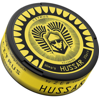 Snusy, Saszetki Nikotynowe HUSSAR opak.20szt. - Citrus 30 mg/g