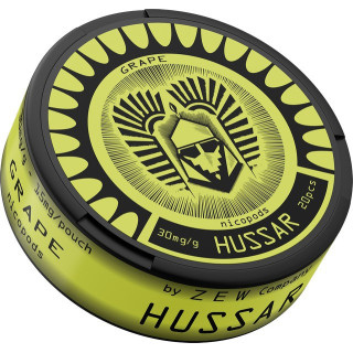 Snusy, Saszetki Nikotynowe HUSSAR opak.20szt. - Grape 30 mg/g