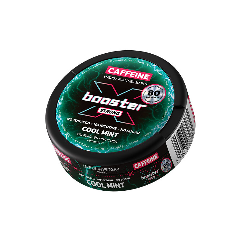 Saszetki Energetyczne X-booster opak.20szt. - Cool Mint 80 mg/woreczek Saszetki Energetyczne X-booster opak.20szt. - Cool Mint 80 mg/woreczek