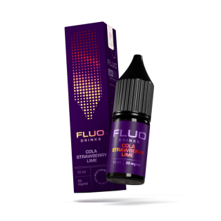 Liquid FLUO Drinks Salt 10ml - Cola Strawberry Lime 20mg/ml