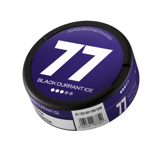 Saszetki Nikotynowe 77 classic opak.20szt. - Black Currant Ice 16 mg/g