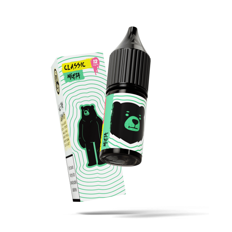 Liquid Go Bears Classic 10 ml - Mięta 12 mg/ml Liquid Go Bears Classic 10 ml - Mięta 12 mg/ml