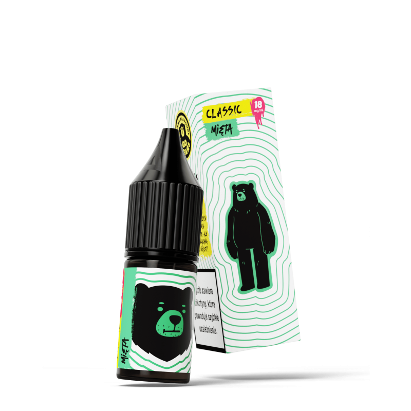 Liquid Go Bears Classic 10 ml - Mięta 18 mg/ml Liquid Go Bears Classic 10 ml - Mięta 18 mg/ml
