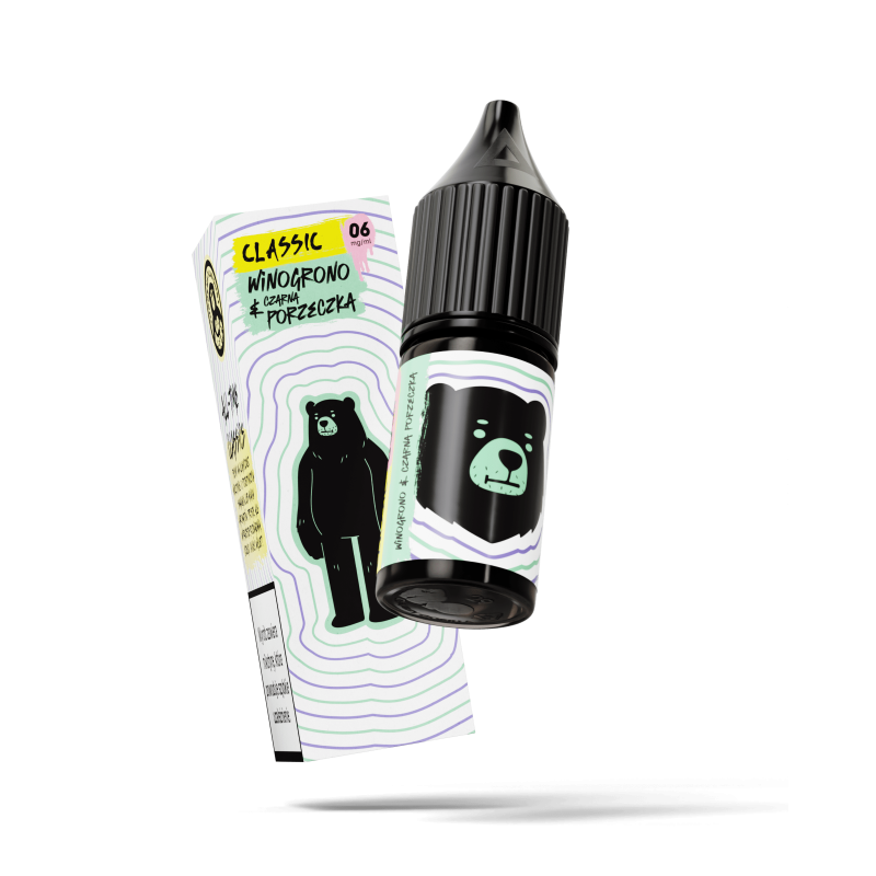 Liquid Go Bears Classic 10 ml - Winogrono & Czarna Porzeczka .6 mg/ml Liquid Go Bears Classic 10 ml - Winogrono & Czarna Porzeczka .6 mg/ml
