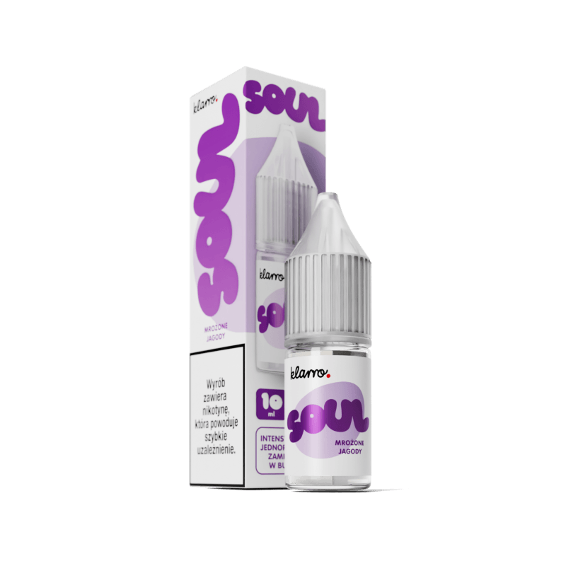 Klarro Soul Salt 10ml Mrożone Jagody 20mg/ml - Orzeźwiający Klarro Soul Salt 10ml Mrożone Jagody 20mg/ml - Orzeźwiający