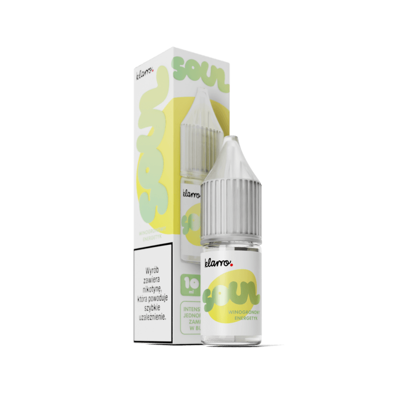 Liquid Klarro Soul Salt Winogronowy Energetyk 20mg/ml 10ml Liquid Klarro Soul Salt Winogronowy Energetyk 20mg/ml 10ml