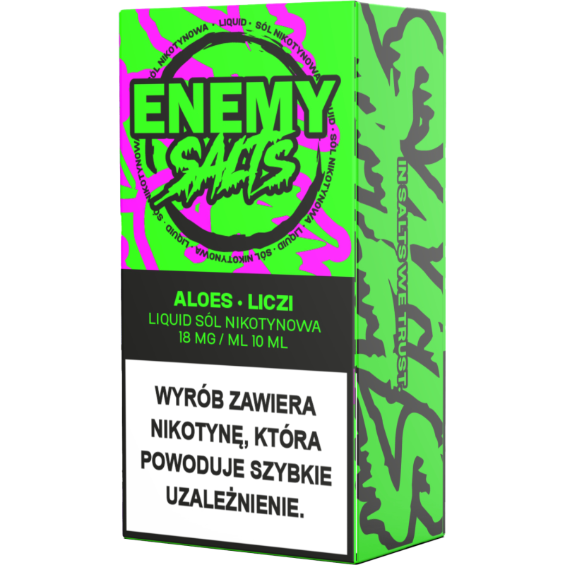 Liquid Enemy Salt 10ml - Aloes, Liczi 18 mg/ml | ENEMY SALT Liquid Enemy Salt 10ml - Aloes, Liczi 18 mg/ml | ENEMY SALT