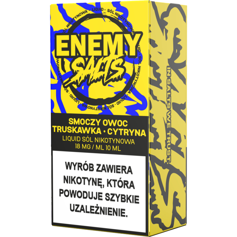 Liquid Enemy Salt 18mg/ml - Smoczy Owoc, Truskawka, Cytryna 10ml Liquid Enemy Salt 18mg/ml - Smoczy Owoc, Truskawka, Cytryna 10ml