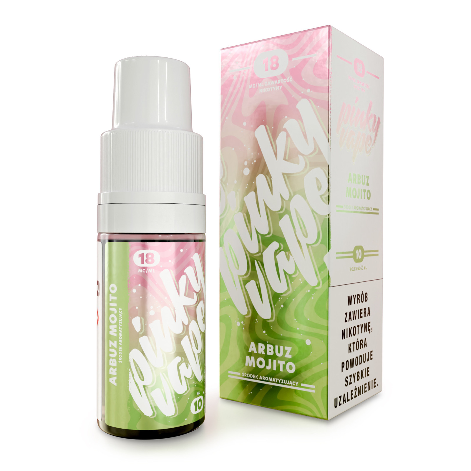 Liquid Pinky Vape NEW 10ml - Arbuzowe Mojito 18mg/ml [NEW] | Liquido