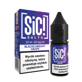 Liquid SIC! Salt 10ml - DUPLEX Blackcurrant Grape 20mg/ml