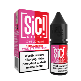 Liquid SIC! Salt 10ml - DUPLEX Strawberry Wild Strawberry 20mg/ml