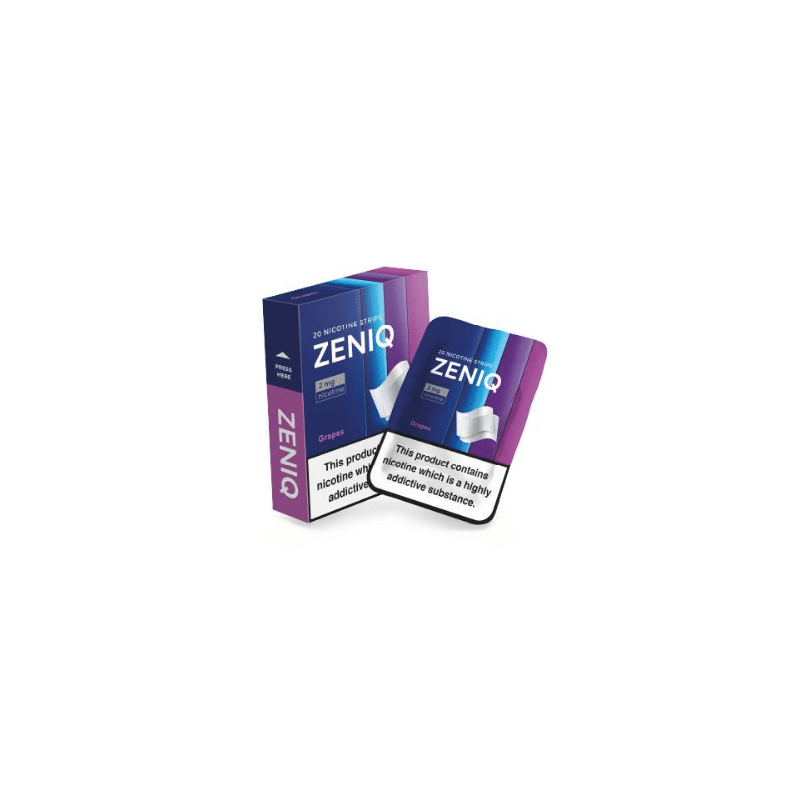 Listki Nikotynowe ZENIQ 20szt 2mg/listek - Winogrono Listki Nikotynowe ZENIQ 20szt 2mg/listek - Winogrono