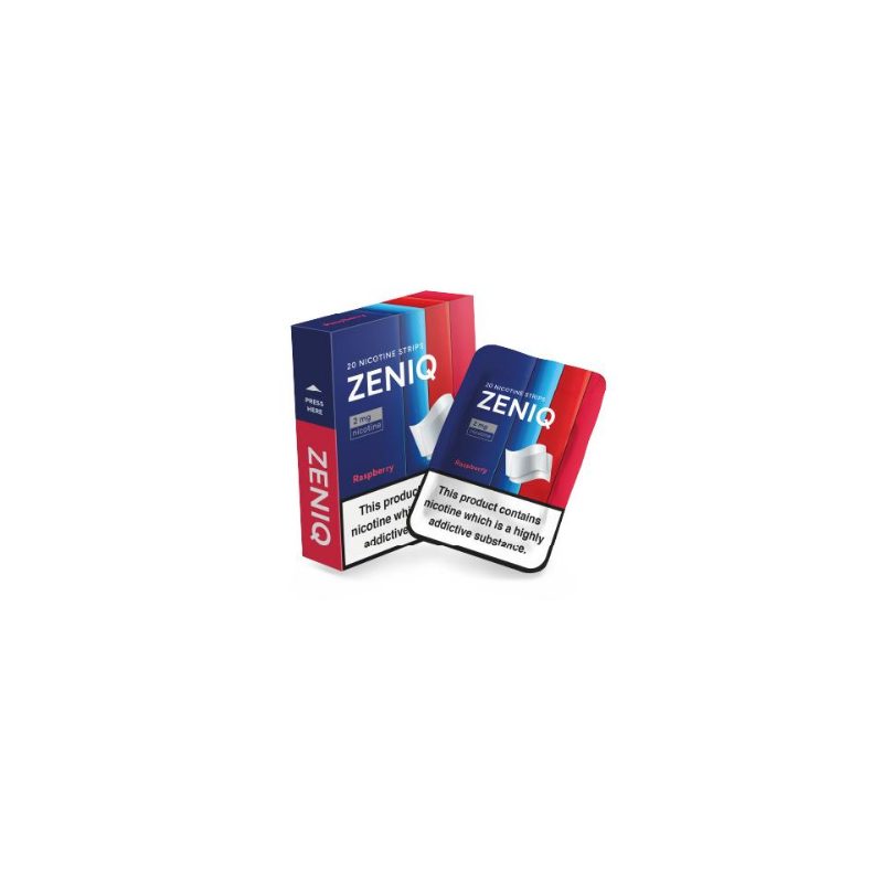 Listki Nikotynowe ZENIQ 20szt 2mg/listek - Malina Listki Nikotynowe ZENIQ 20szt 2mg/listek - Malina