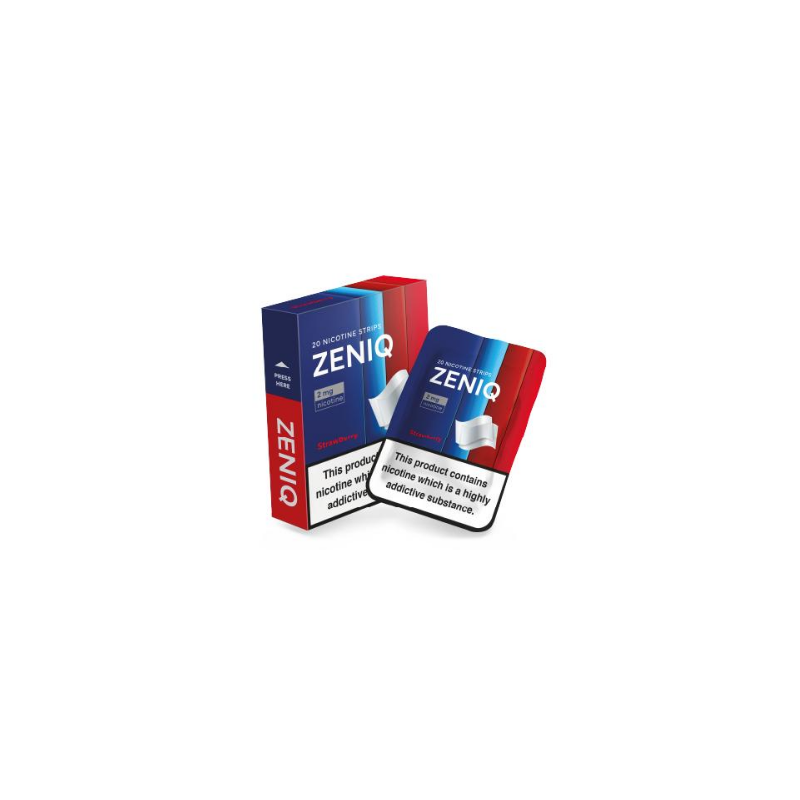 Listki Nikotynowe ZENIQ 20szt 2mg/listek - Truskawka Listki Nikotynowe ZENIQ 20szt 2mg/listek - Truskawka