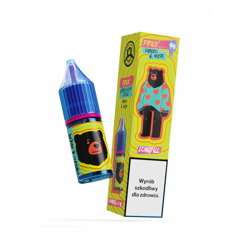 Liquid Go Bears FRUX SALT 10 ml - Jabłko Mięta 20mg/ml Liquid Go Bears FRUX SALT 10 ml - Jabłko Mięta 20mg/ml
