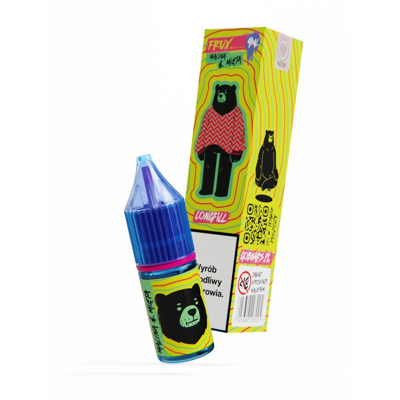Liquid Go Bears FRUX SALT 10 ml - Malina Mięta 20mg/ml Liquid Go Bears FRUX SALT 10 ml - Malina Mięta 20mg/ml