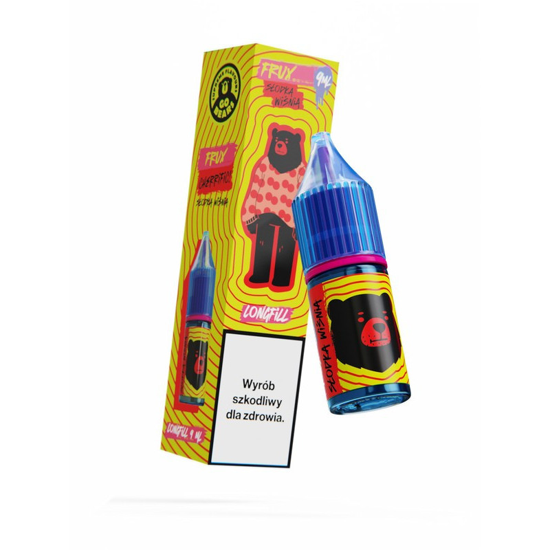 Liquid Go Bears FRUX SALT 10 ml - Słodka Wiśnia 20mg/ml Liquid Go Bears FRUX SALT 10 ml - Słodka Wiśnia 20mg/ml