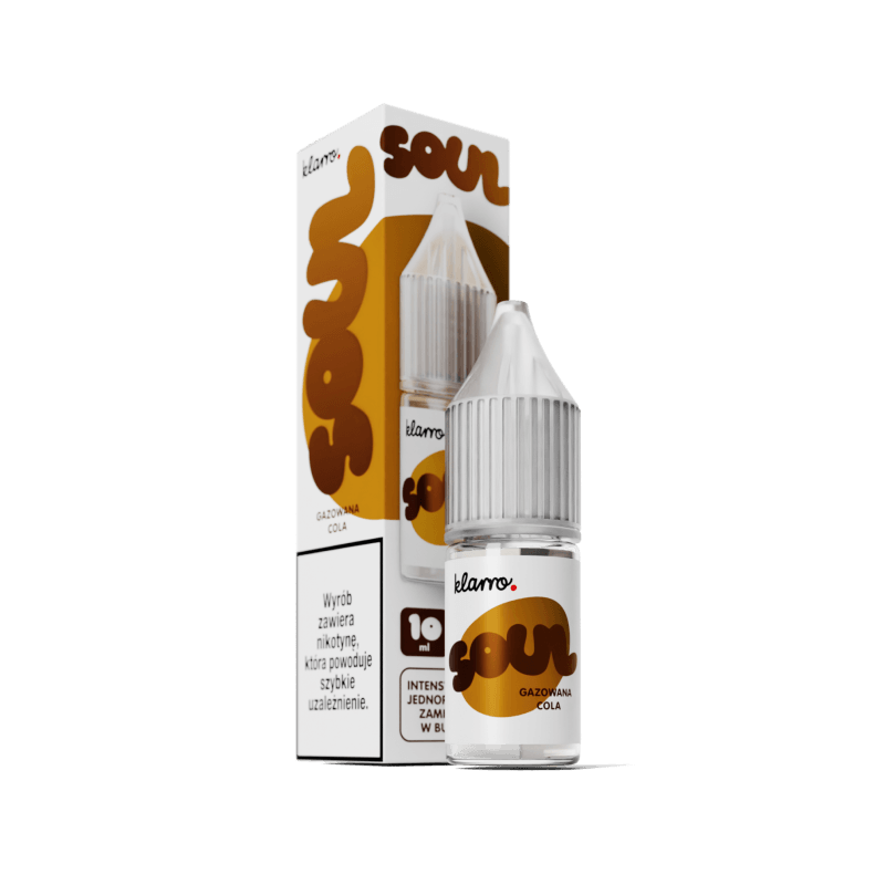 Klarro Soul Salt 10ml Gazowana Cola 20mg/ml - Liquid Nikotynowy Klarro Soul Salt 10ml Gazowana Cola 20mg/ml - Liquid Nikotynowy