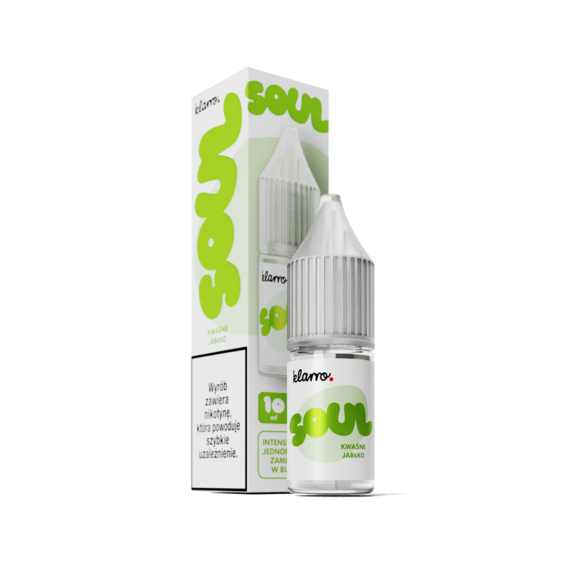 Liquid Klarro Soul Salt 10ml - Kwaśne Jabłko 20mg/ml Liquid Klarro Soul Salt 10ml - Kwaśne Jabłko 20mg/ml