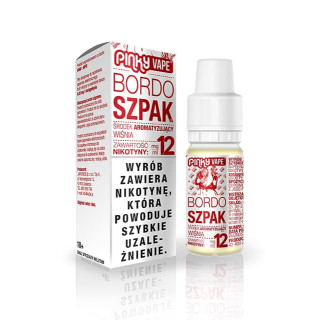 Liquid Pinky Vape 10ml - BORDO SZPAK 12mg/ml