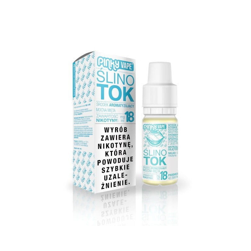 Liquid Pinky Vape 10ml ŚLINOTOK 18mg/ml - Mocna Mięta | PINKY VAPE Liquid Pinky Vape 10ml ŚLINOTOK 18mg/ml - Mocna Mięta | PINKY VAPE